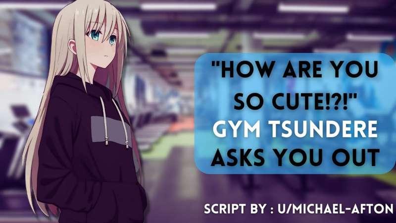 ASMR Roleplay | "How are you so cute!?!" Gym Tsundere Asks You Out