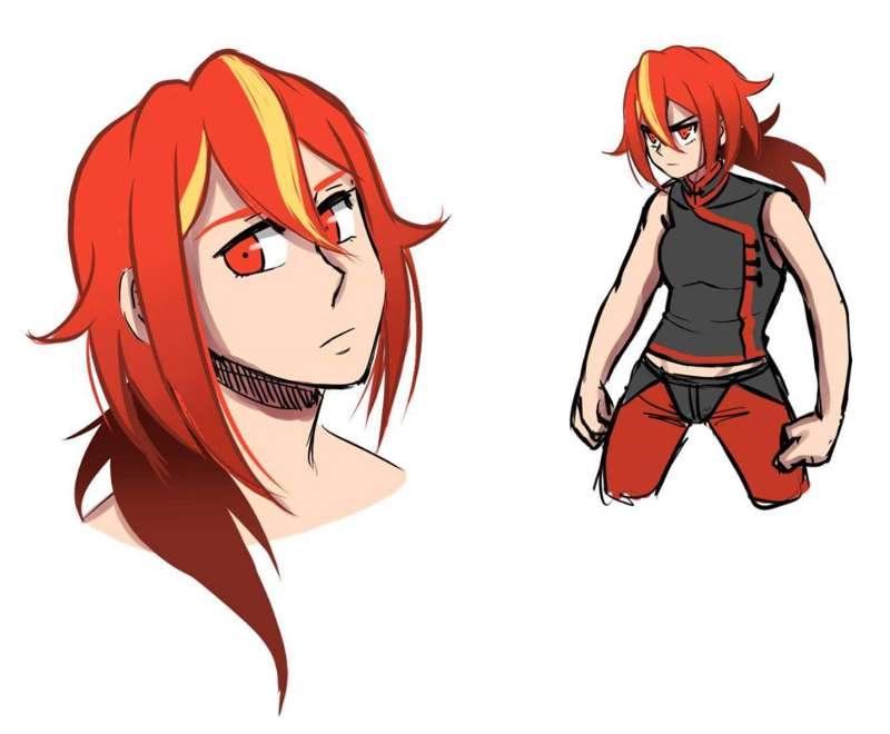 Doodling my husband's character Shion