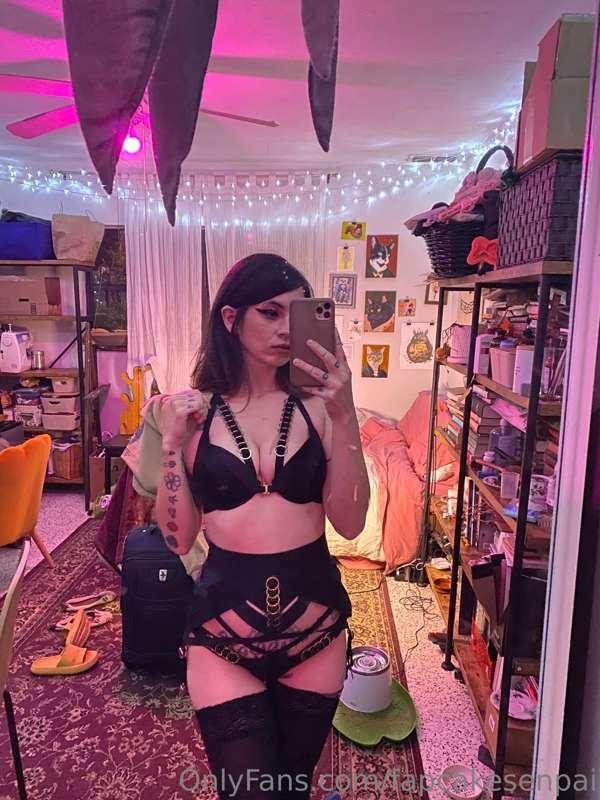 this lingerie set is horribly uncomfortable to wear, but it ..