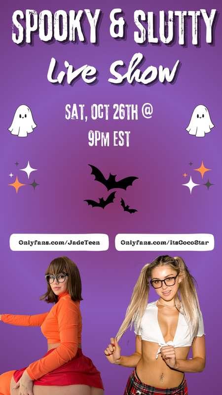What are you doing Saturday night? IT BETTER BE HANGING OUT ..