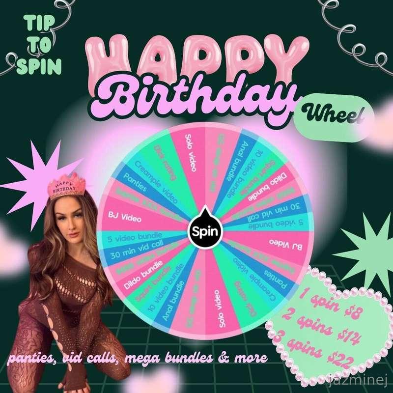 😈😈 NEW BURRDAY WHEEL IS FINALLY HERE 😈😈