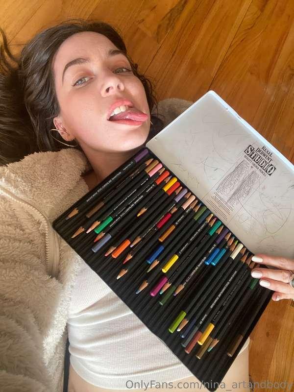 I’ve literally had these colored pencils since I was a kid… ..