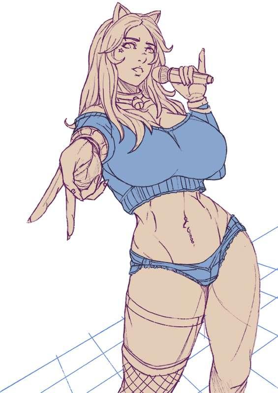 Monthly Rewards : The Singer  [Sketch/SFW]