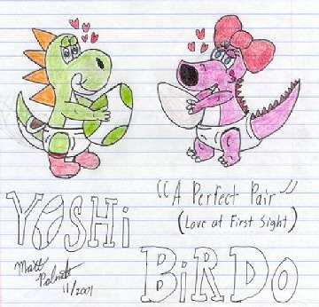 Yosh and Birdo