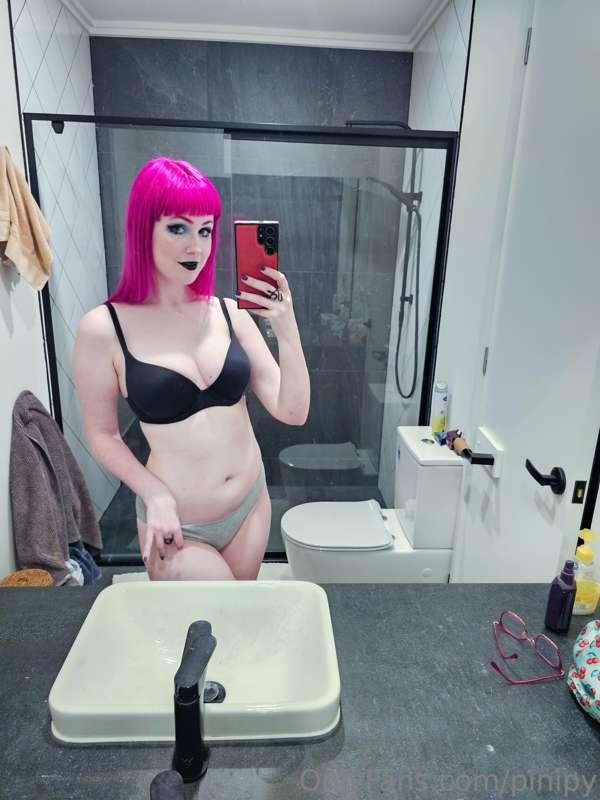 Would you join me in the shower? There's room for both of us