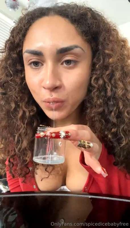 ive been told my spit is like a magical potion 😋😏