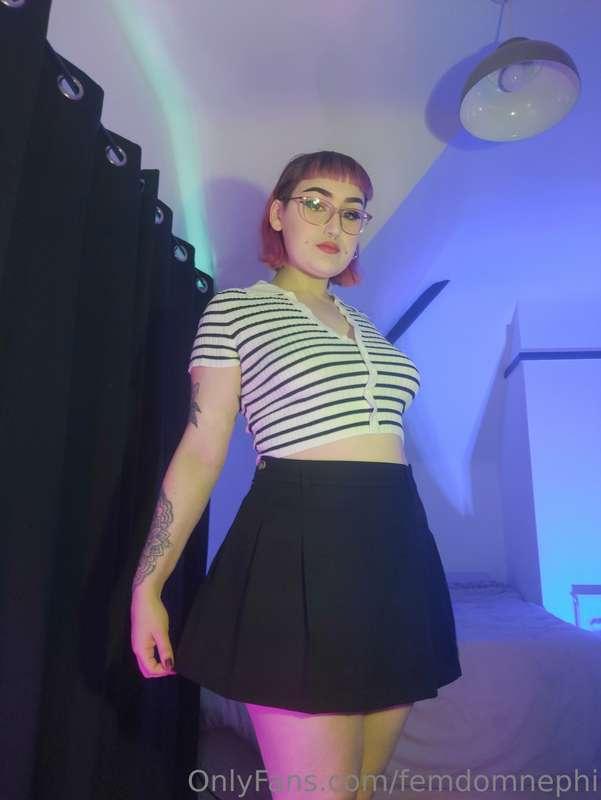 Do you like my new sub-funded outfit 😈