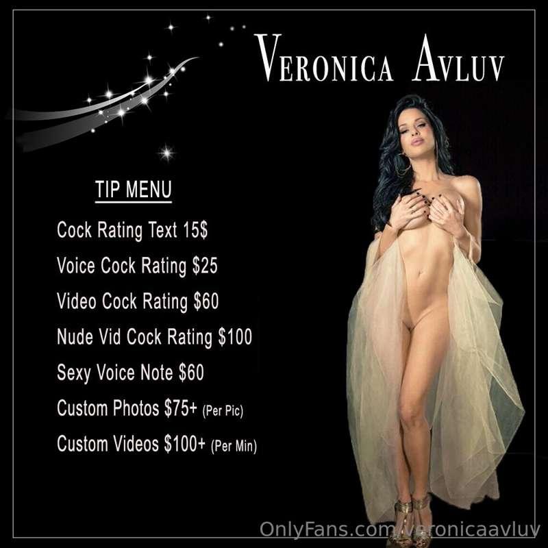 Here's My Tip Menu Babe! 💋💦
