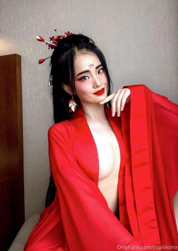 red maid mistress . tight pussy and ass cum and try