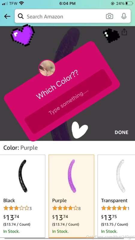 Which color would you rather see in me? 😘