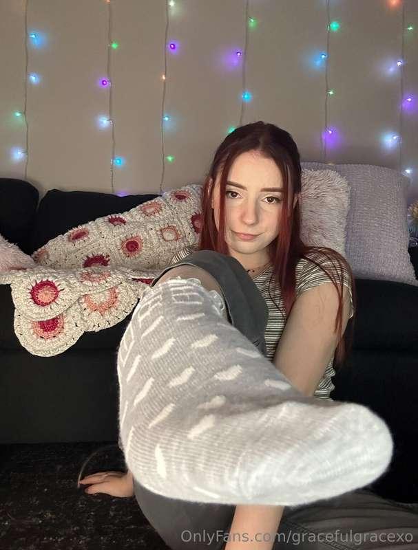 Socks on or off ?💗😳💖