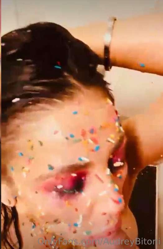 "I love cock, cum, and candy... and I’m craving all of it 😈🍭..