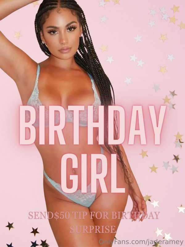 🥳 **IT'S MY BIRTHDAY!** 🥳

Tip $50 for a ***special*** bday ..