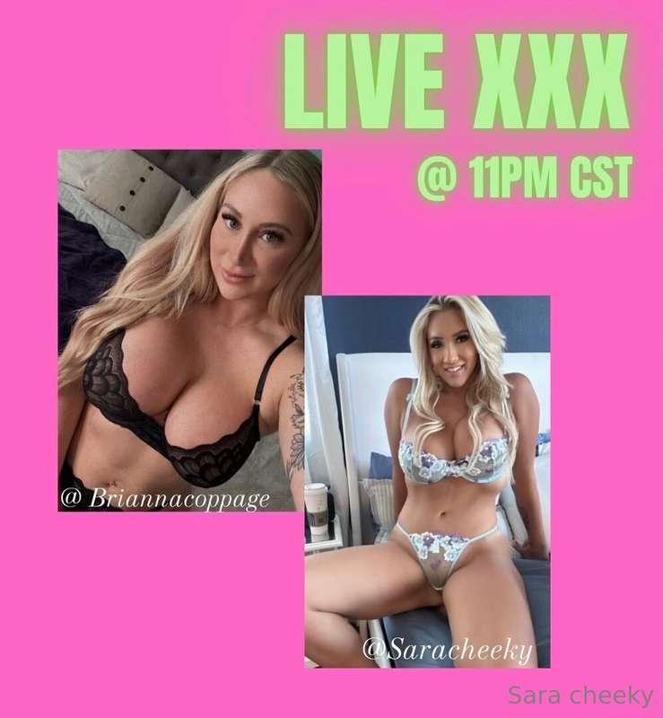 Going LIVE tonight with @briannacoppage at 11pm CST 