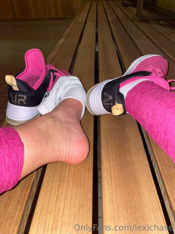 Foot tease! Look how red my little petite soles are! So HOTT..
