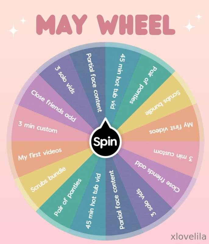 ***MAY SPIN THE WHEEL*** 🌷

New month, new wheel! I decided ..