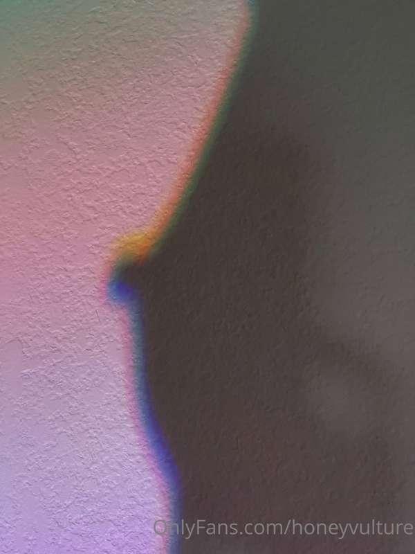 Someone mentioned wanting to see the shadows of my tits on t..
