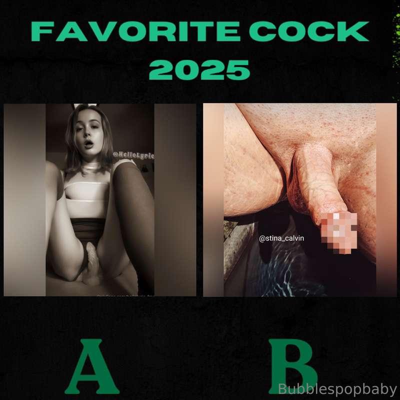 🍆 Favorite Cock 2025🍆ROUND 3$5 tip from fans or creators to ..