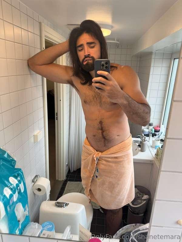 I barely fit in this bathroom!