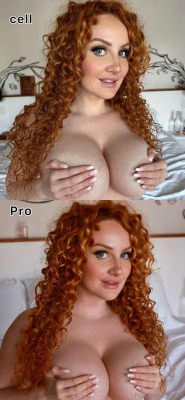 Tu préfères les photos cell ou pro?