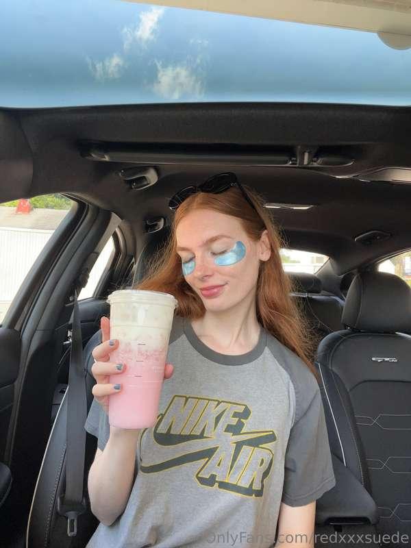 I sip, you worship 😈🦶👅