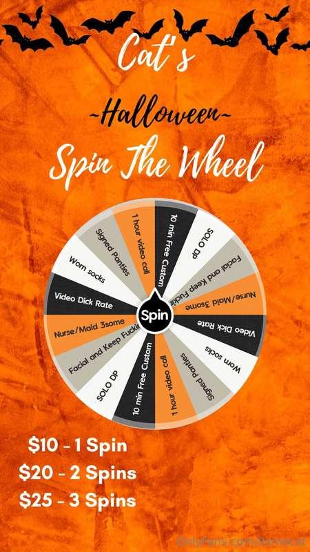 💛🧡 CAT’s HALLOWEEN WHEEL 🧡💛Welcome back to my monthly Spin T..