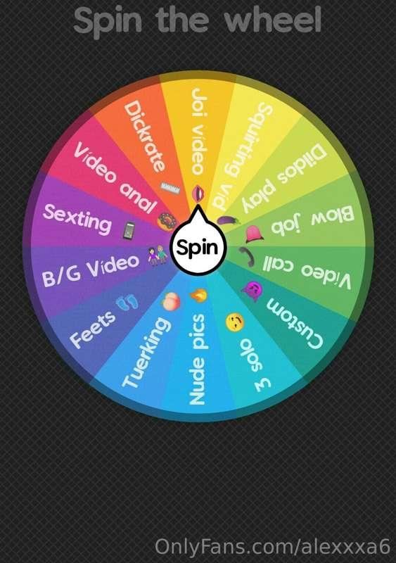 ♥️♥️ SPIN THE WHEEL ♥️♥️ Do you feel lucky? 🍀🤞 Great prizes ..