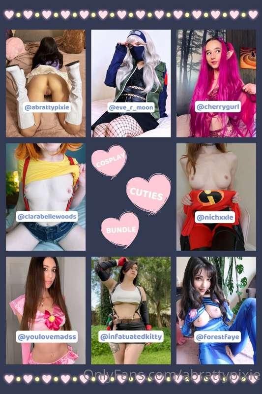 ⚠️ *Cosplay Porn Bundle!!* ⚠️

Want to watch me stretch out ..