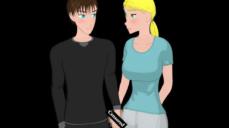 Holding hands with Julie