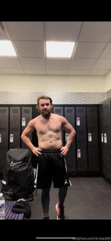 Did a little strip tease and played with my cock for a momen..