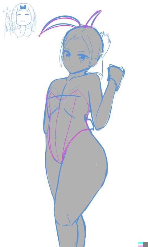 Bunny Kaguya WIP
