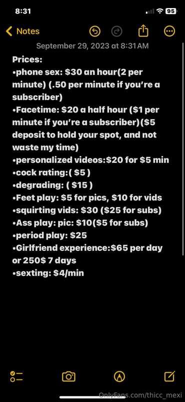 Prices