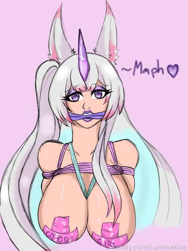Unicorn with pasties 🦄💜

Some beautiful sexy fan art I received a couple months ago! Figured I would share it here 💜

#vtuber #lewdtuber #hentai #animegirl