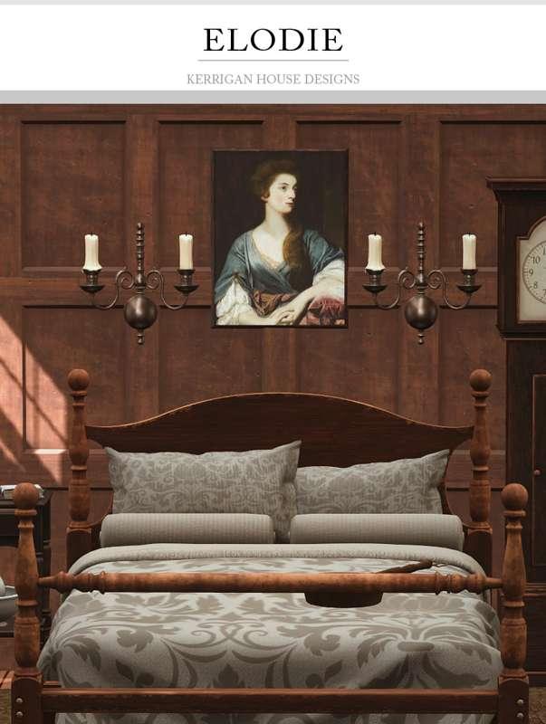 [KHD] Elodie Vintage Bedroom Set