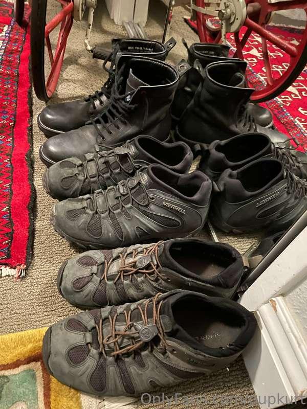 I have a lot of black shoes.  Have you ever stuck your dick ..