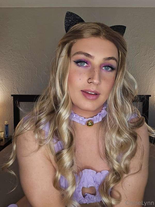 kitty ears make me feel ferocious 🐱