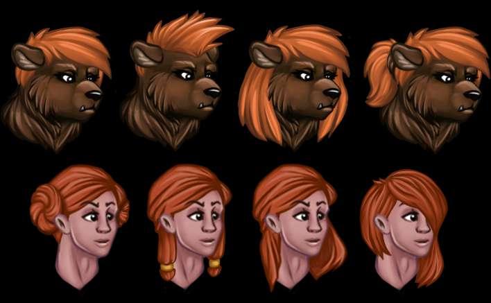 More hairstyles!