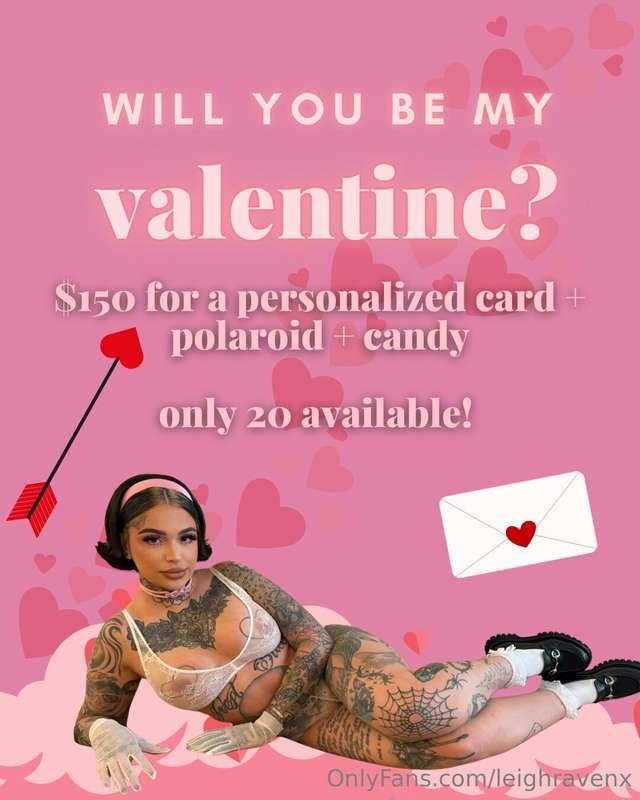 ᴡɪʟʟ ʏᴏᴜ ʙᴇ ᴍʏ ᴠᴀʟᴇɴᴛɪɴᴇ? 💘ɢᴇᴛ ᴀ ᴘᴇʀꜱᴏɴᴀʟɪᴢᴇᴅ ᴠᴀʟᴇɴᴛɪɴᴇ’ꜱ ᴅᴀ..