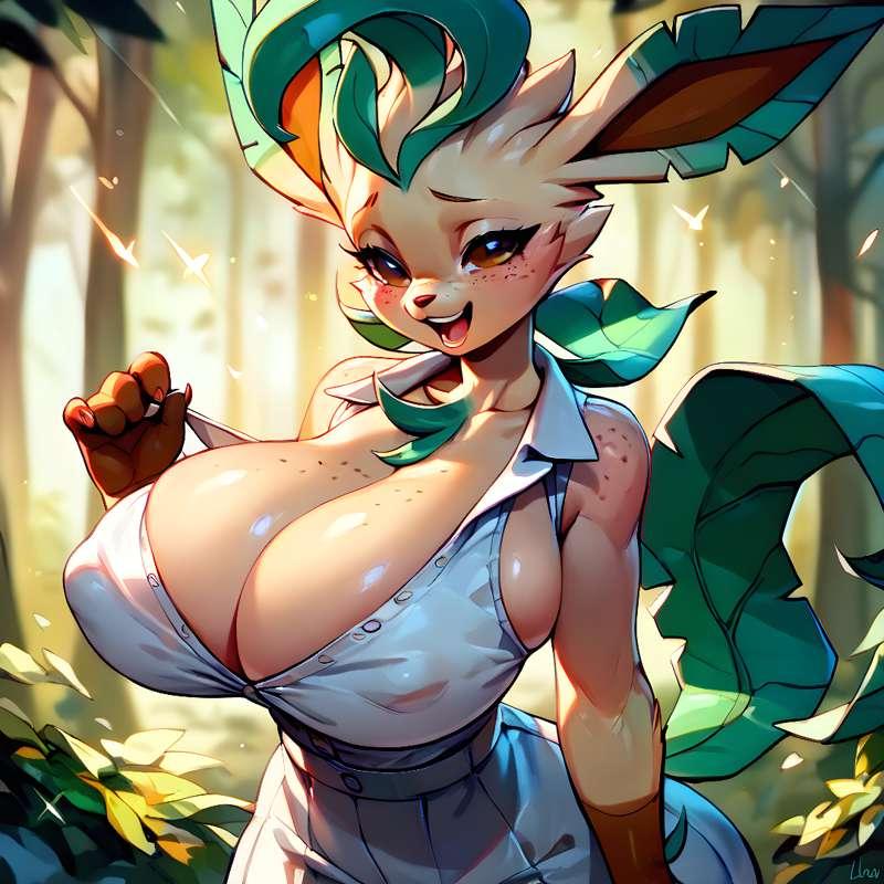 Leafeon SFW