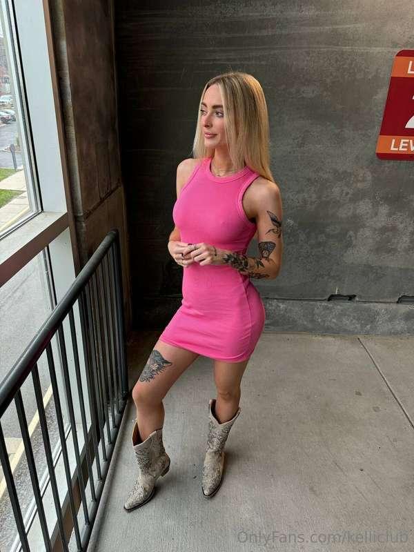 This dress matches my pussy perfectly - pink, tight, and tin..