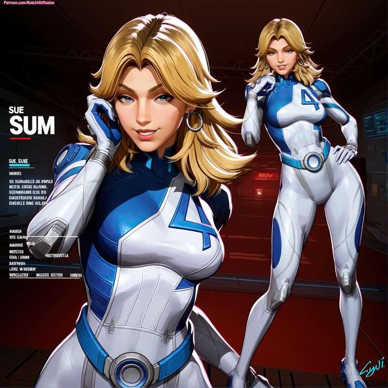 [Character Commission] Sue Storm of Marvel Rivals [Gen 2.5]