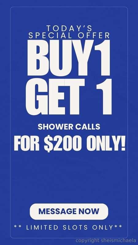 🔥 LIMITED OFFER TODAY ONLY 🔥BUY1, GET 1 SHOWER CALL for just..