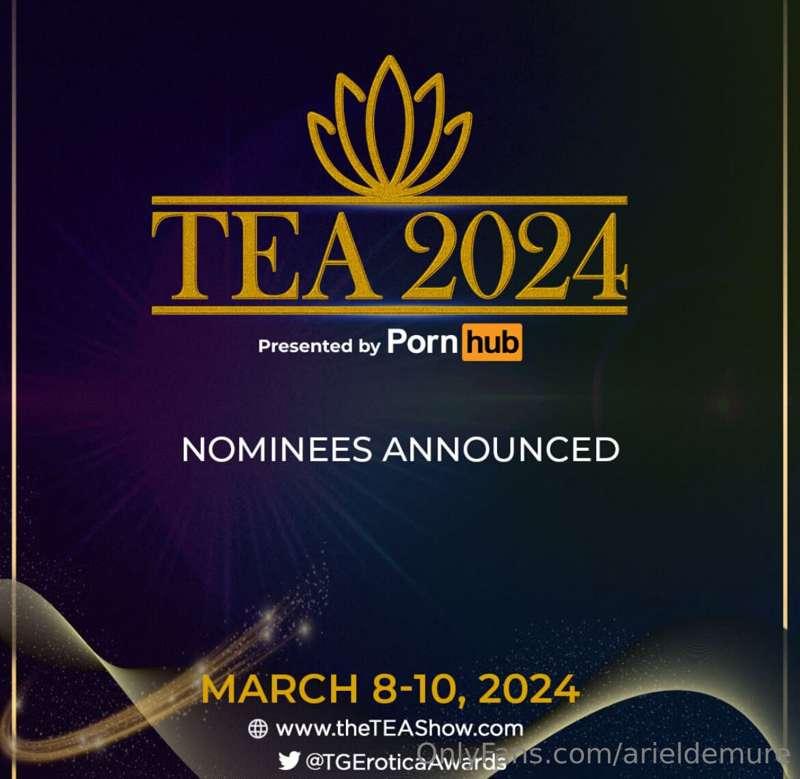 grateful for more nominations 🖤

https://www.theteashow.com/..