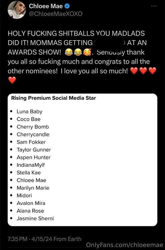Guys!  I got nominated for an Award!  Thank you everyone tha..