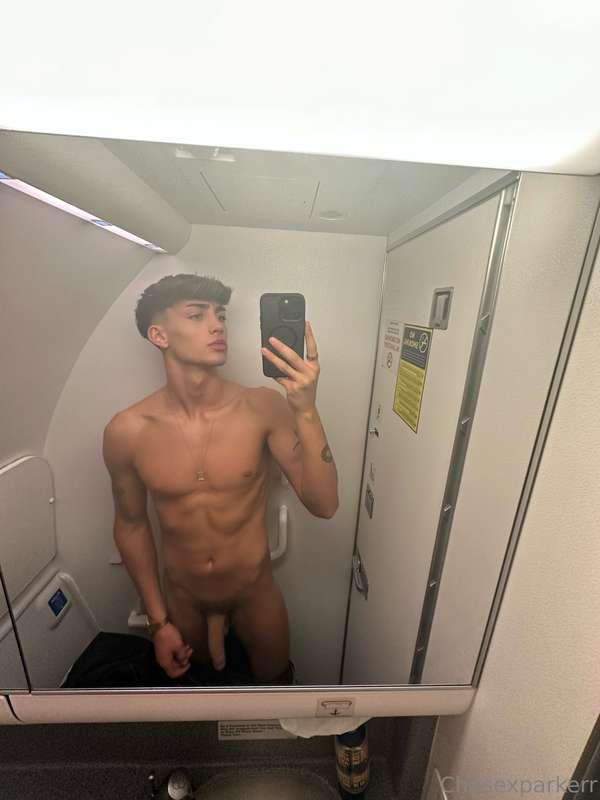 Make sure to stay active to watch me jerk it on the plane to..