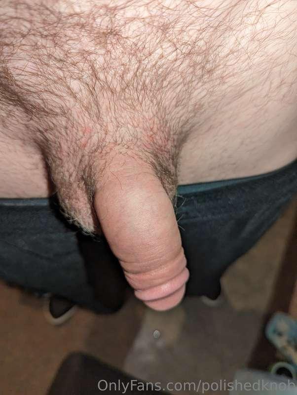 Cock is so swollen from letting my fuck machine go full leng..
