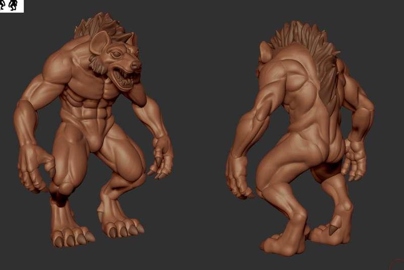 December WIP : Gnolls!!