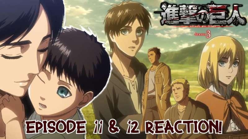[Full length] Shingeki no kyojin 3x11 & 3x12