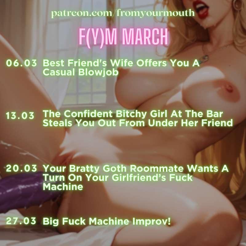FM March Is Almost Here! 💗