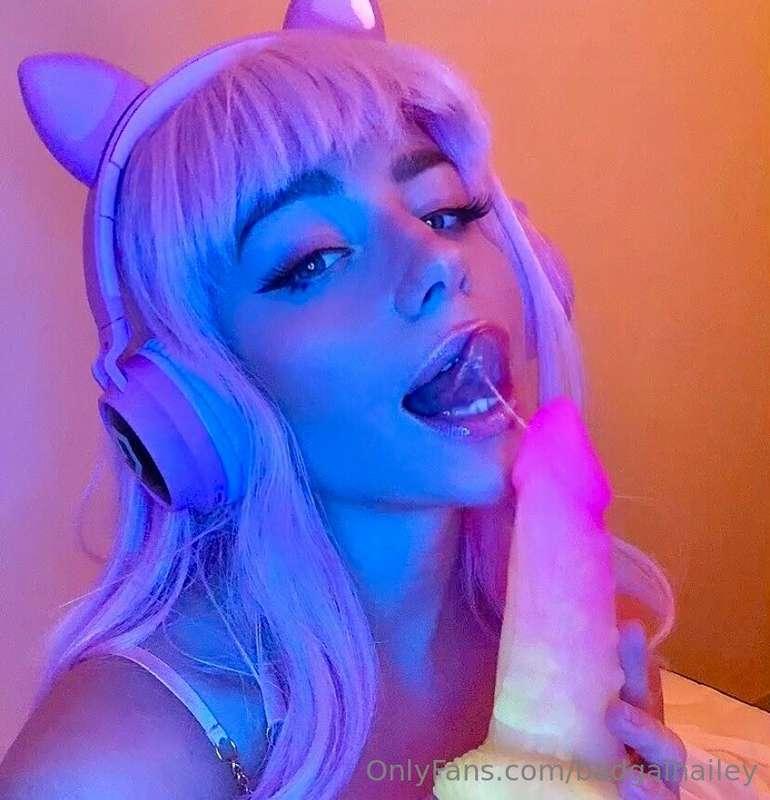 🔥 sloppy dildo blowjob & ahegao vid 🔥 (+cum encouragement & ..